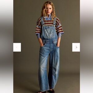 We The Free Light good luck barrel overalls